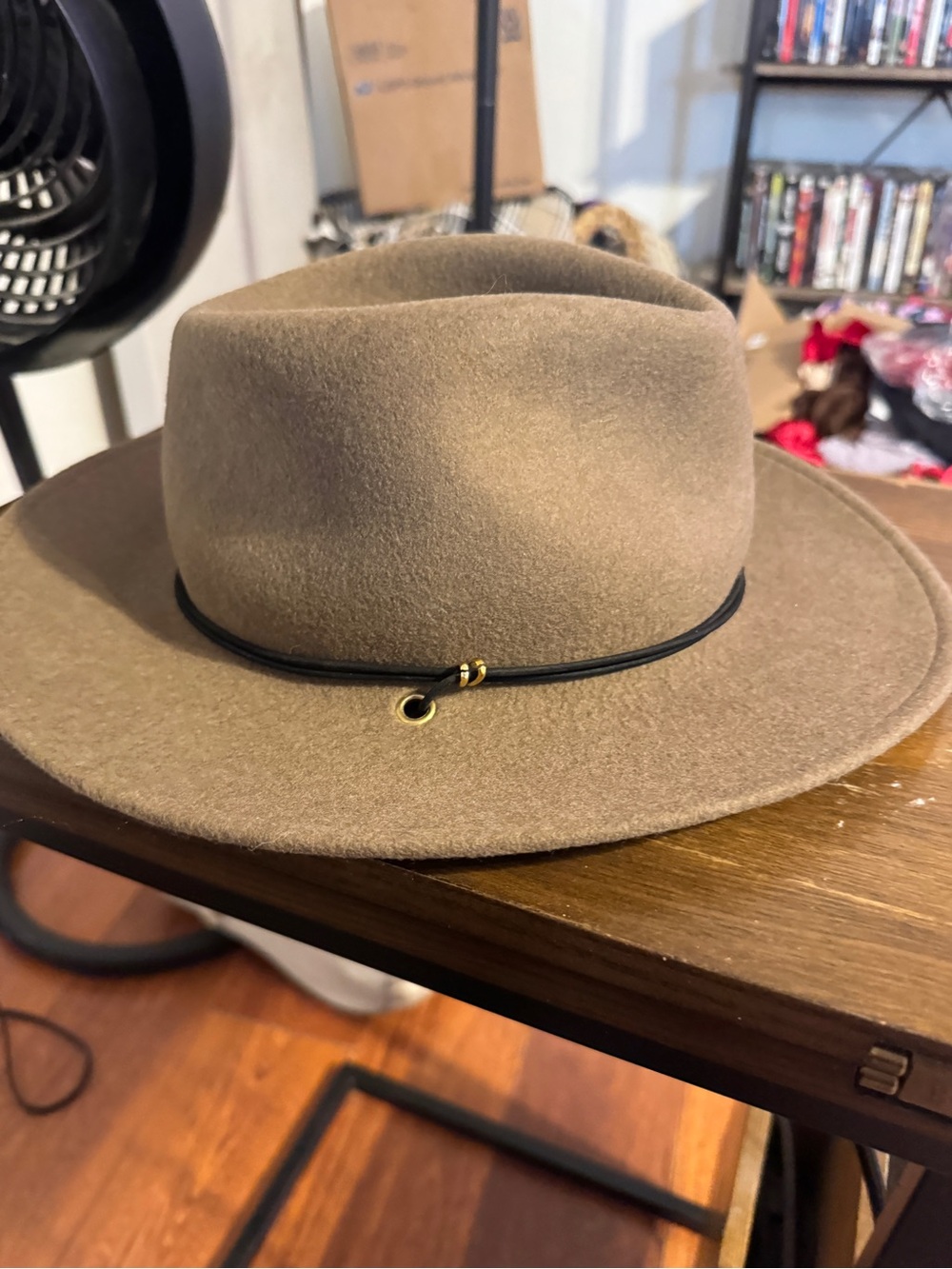 Brown Wool Fedora Hat - Van Palma - Picture 6 of 6